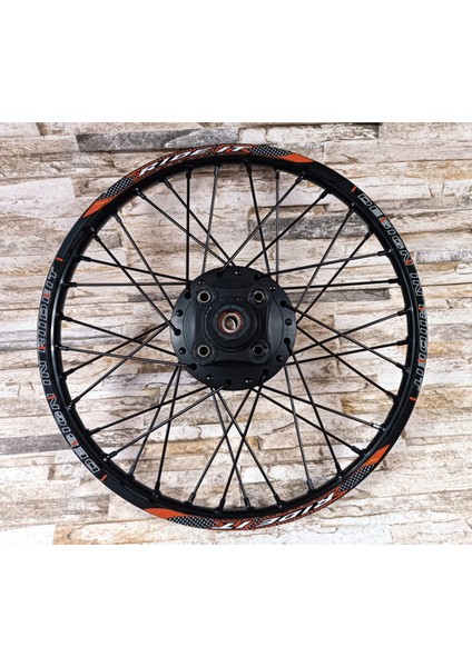 Ride It Jant Komple Siyah Arka Jant Yüksek Göbek 1.20 x 19