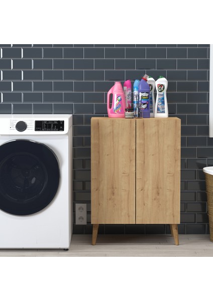 Luce Çok Amaçlı Mutfak Dolabı Meşe