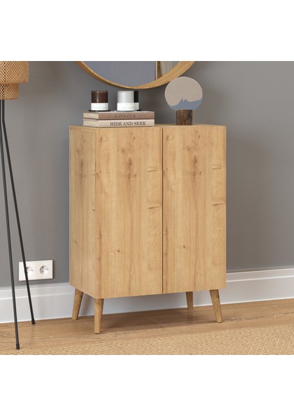 Luce Çok Amaçlı Mutfak Dolabı Meşe