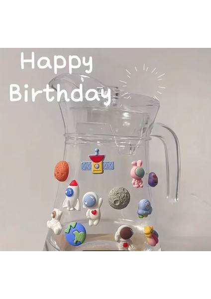 16 Adet Karışık Renkli Astronot ve Uzay Magnet Set, Kendin Yap Projeleri, Telefon Kılıfı, Saç Tokası ve Takı Aksesuarları Dekorasyonu Için modelleri