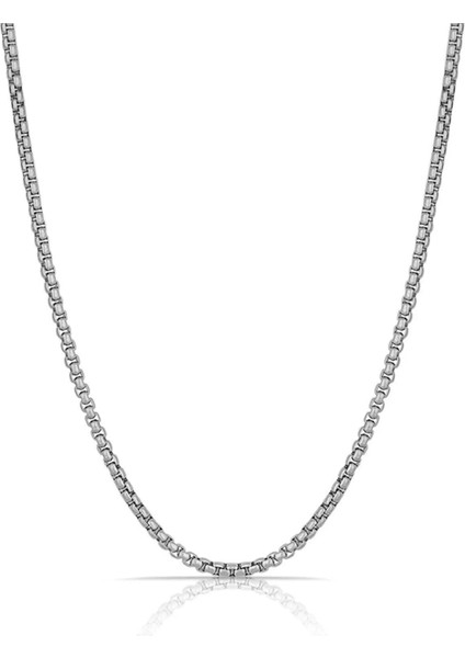 Paslanmaz Çelik Örme Gurmet Figaro Model 3'lü Erkek Spor Kolye Zincir Seti (Hediye Kutulu) modelleri