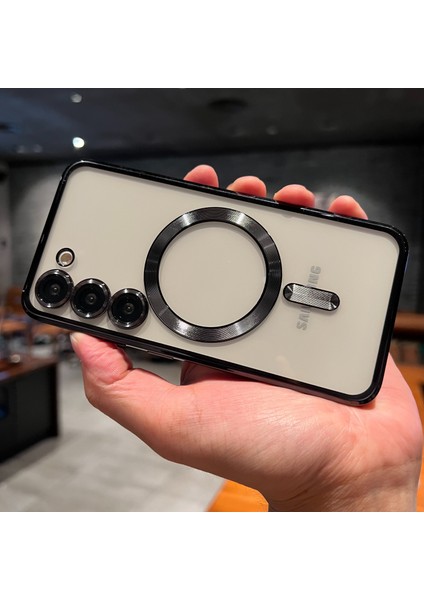 Samsung Galaxy A17 Uyumlu Magsafe Destekli Kamera Korumalı Şeffaf Arka Kapak Telefon Kılıfı fiyatları