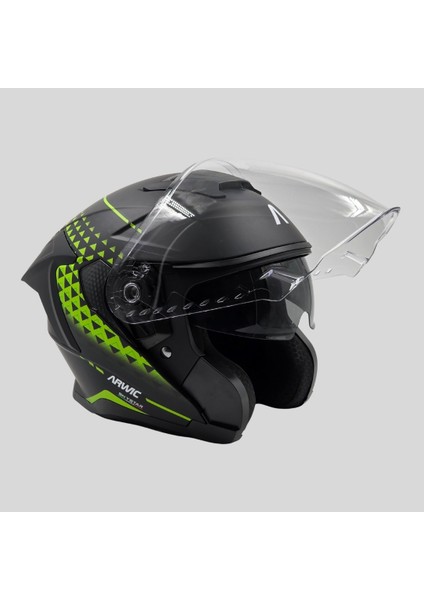 Skystar Yarım Kask Motosiklet Kaskı - AR836 - Ece-R 22.06 fiyatları