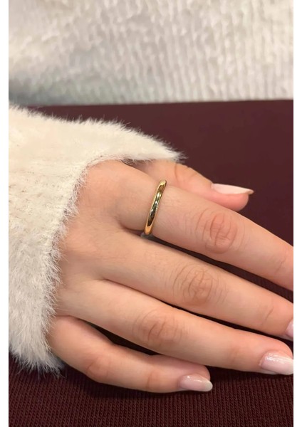 Alyans ve Sword Çizgi Model Altın Kaplama Ayarlanabilir Yüzük fırsatları