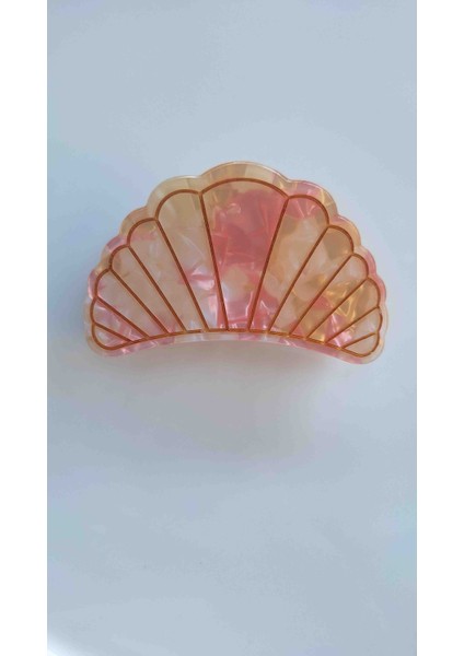 Istiridye Kemik Mandal Toka Pembe Sari Sedefli