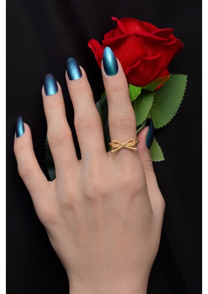 4'lü Gold Yüzük Zirkon Taşlı Fiyonk Sezar Kalp ve Alyans Model Altın Kaplama Yüzük Set fiyatları