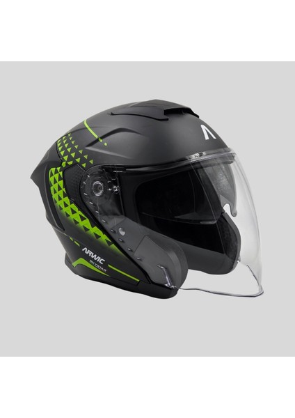 Skystar Yarım Kask Motosiklet Kaskı - AR836 - Ece-R 22.06
