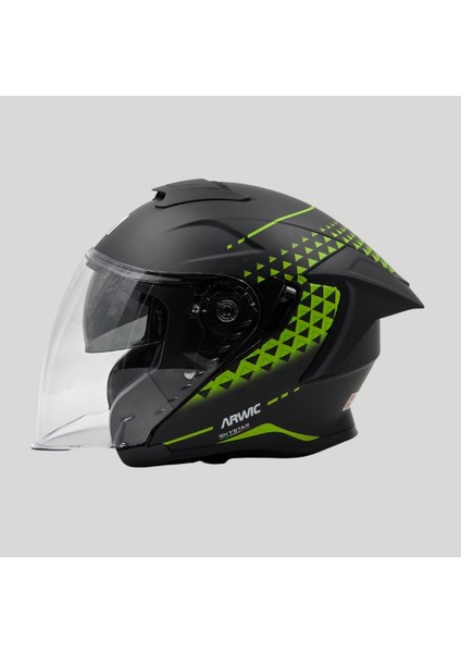 Skystar Yarım Kask Motosiklet Kaskı - AR836 - Ece-R 22.06 modelleri