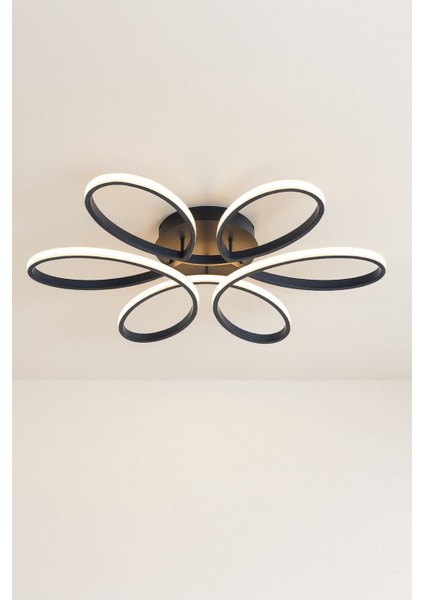 Antrasit Renk Modern Tasarım Yatak Odası - Salon - Mutfak Gün Işığı ve Beyaz LED Avize fiyatları