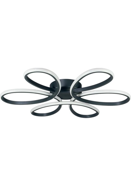 Antrasit Renk Modern Tasarım Yatak Odası - Salon - Mutfak Gün Işığı ve Beyaz LED Avize modelleri