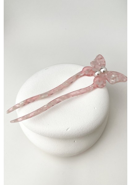 Inci Detay Kelebek Fügürlü Saç Topuz Tokası (15CM)