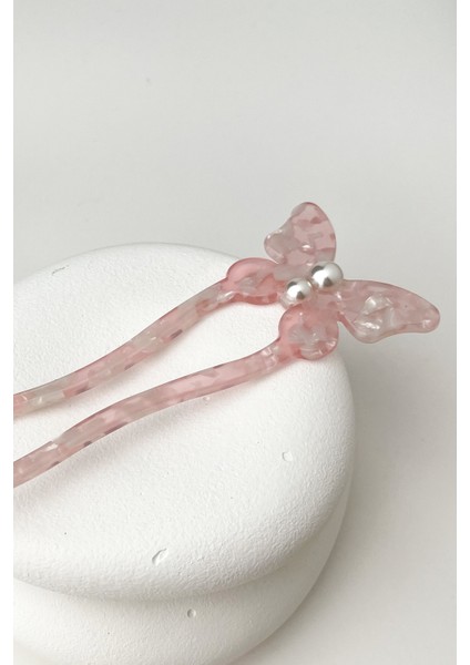 Inci Detay Kelebek Fügürlü Saç Topuz Tokası (15CM) fiyatları