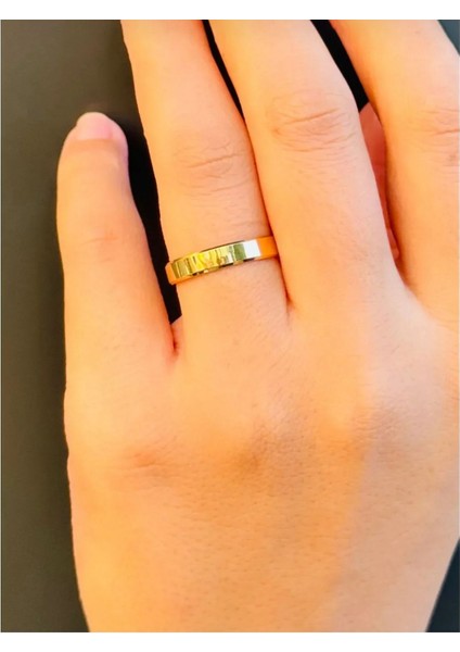 14 Ayar Altın Lazer Kesim Alyans