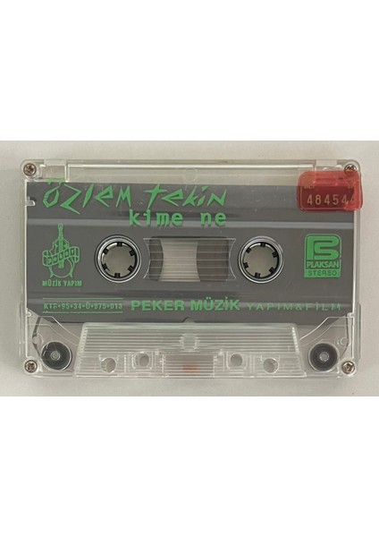 Özlem Tekin Kime Ne Kaset (Kartonetsiz Sadece Kaset Orijinal Dönem Baskı)