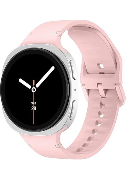 Samsung Galaxy Watch 8 40MM /watch 8 44MM / Classic 46MM Uyumlu Ayarlanabilir Yumuşak Silikon Kordon