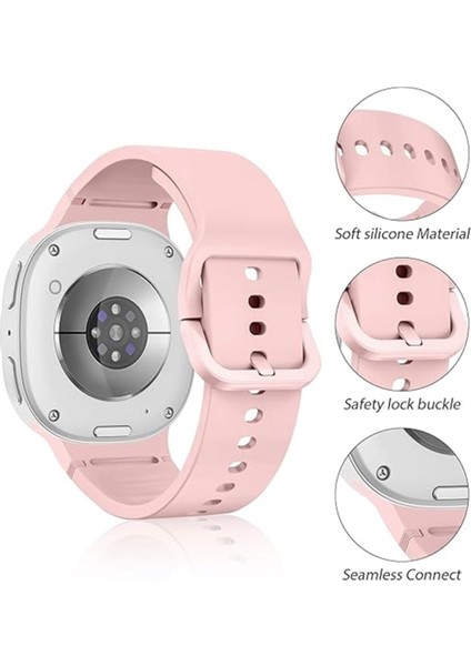 Samsung Galaxy Watch 8 40MM /watch 8 44MM / Classic 46MM Uyumlu Ayarlanabilir Yumuşak Silikon Kordon fiyatları