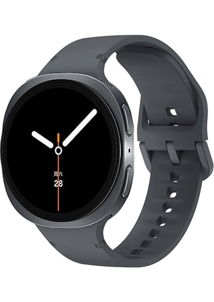 Samsung Galaxy Watch 8 40MM /watch 8 44MM / Classic 46MM Uyumlu Ayarlanabilir Yumuşak Silikon Kordon