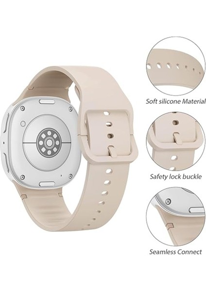 Samsung Galaxy Watch 8 40MM /watch 8 44MM / Classic 46MM Uyumlu Ayarlanabilir Yumuşak Silikon Kordon fiyatları