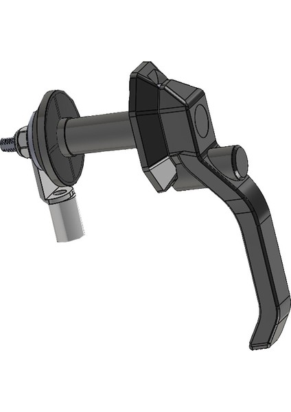 Hava Santral Jeneratör Kompresör Kabin Ağır Panel Kol Kilit - Rulolu Dönen Dil - Kilitlenmeyen Anahtarsız