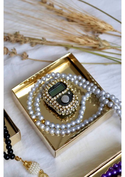 Taşlı Zikirmatik ve Tesbihli Mevlid Seti 50'li T302 modelleri