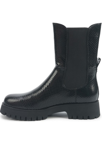 Gracıela3 5pr Siyah Kadın Düz Bot modelleri