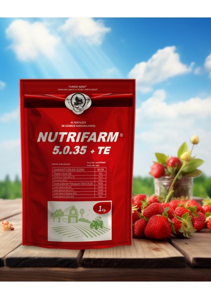 Nutrıfarm 5-0-35 + Te Ec Fertılızer Nk Gübresi Harmanlanmış