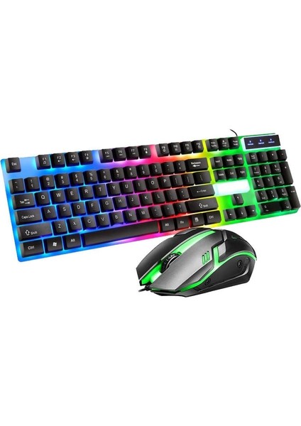 Bgrgkms Gaming Aydınlatmalı Klavye + Mouse Q Set
