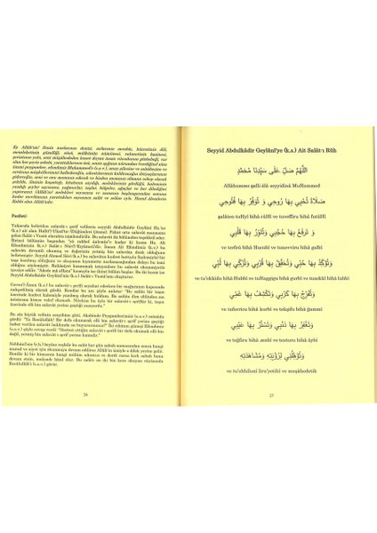 Salavatul Mugarrebin Salevatı Şerifeler, Abdulkadir Geylani, Nakşibend, Rufai Cevad Efendi 138 Sayfa modelleri
