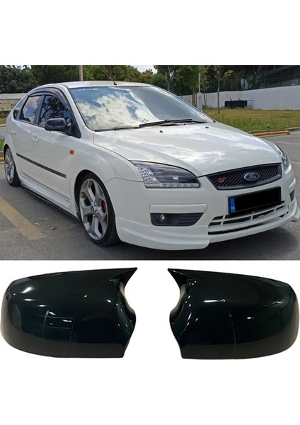 Ford Focus 2 Batman Yarasa Ayna Kapağı Parlak Siyah Abs 2004 2005 2006 2007 2008
