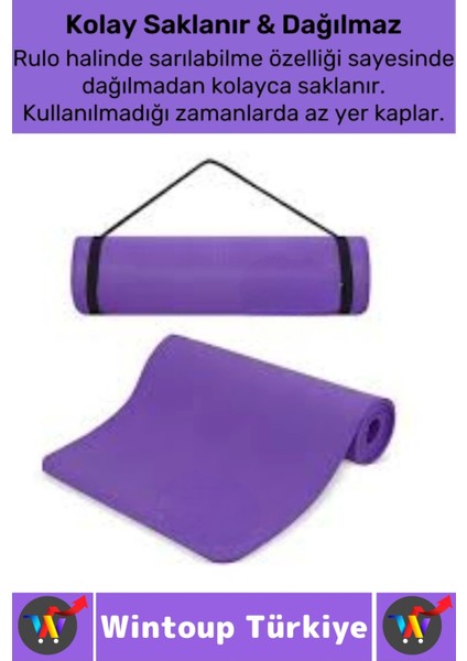 Taşıma Askılı Konforlu Su Geçirmez Kaymaz Pilates Aerobik Fitness Çadır Zemin Yer Minderi Kamp Matı fiyatları
