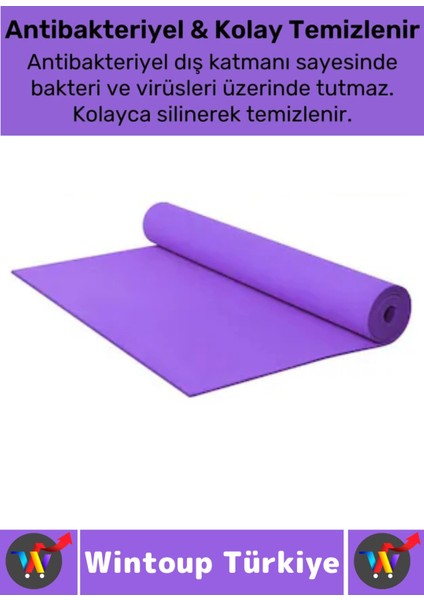 Taşıma Askılı Konforlu Su Geçirmez Kaymaz Pilates Aerobik Fitness Çadır Zemin Yer Minderi Kamp Matı fırsatları