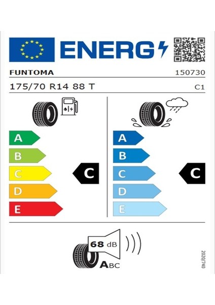 175/70 R14 Tl 88T Reınf. Roadfun Yaz Lastiği (Üretim TARIHI:2025) fiyatları
