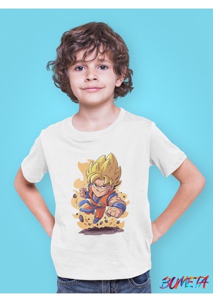 Dragon Ball Z Goku Chibi Çizgi Film Dizi Çocuk Tişört T-Shirt fiyatları