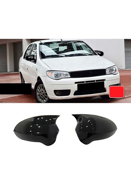 Fiat Albea Batman Yarasa Ayna Kapağı Parlak Siyah Abs 2010 2011 2012 2013