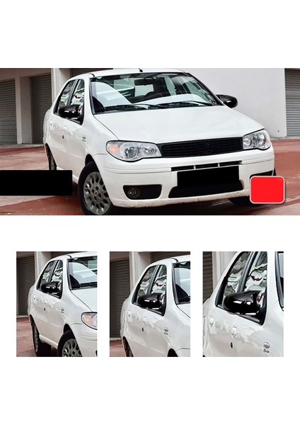 Fiat Albea Batman Yarasa Ayna Kapağı Parlak Siyah Abs 2010 2011 2012 2013 modelleri