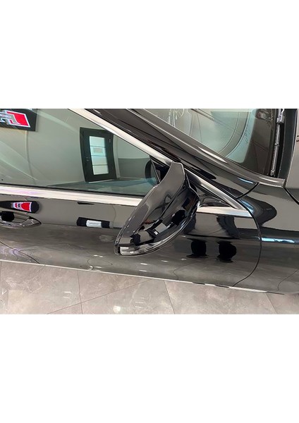 Mercedes E W213 Batman Yarasa Ayna Kapağı Parlak Siyah Abs 2017 ve Üzeri modelleri