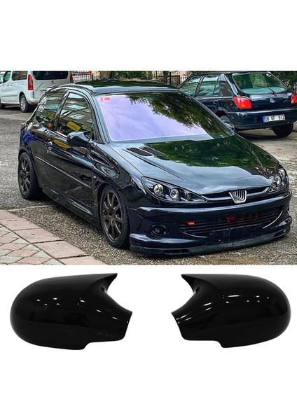 Peugeot 206 Batman Yarasa Ayna Kapağı Parlak Siyah Abs 1998-2012