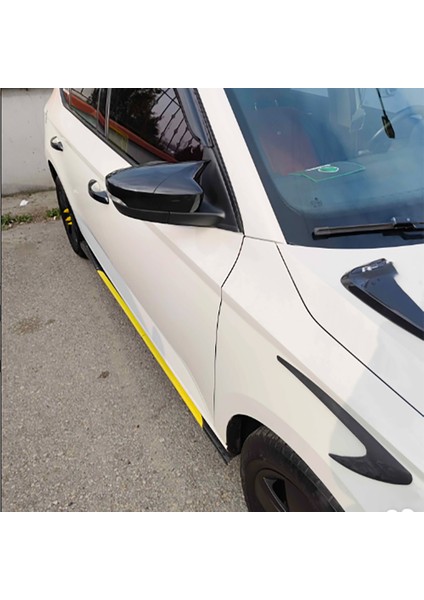 Skoda Fabia Mk3 Batman Yarasa Ayna Kapağı Piona Black Abs 2015-2021 (Sinyalli) modelleri