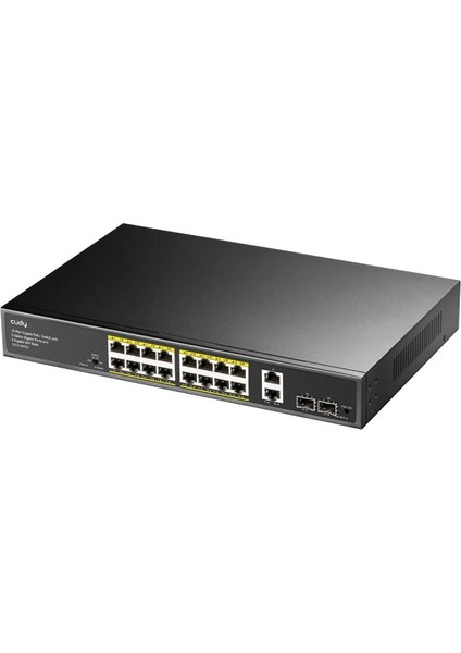 GS1018PS2 16 Port 10/100/1000 16 Port Poe+ 2 Port Uplınk +2 Sfp 200W Yonetılemez Rack Mount Swıtch fiyatları
