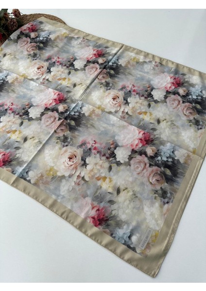 Soft Pamuklu Şal Çiçek Desen LBD2302