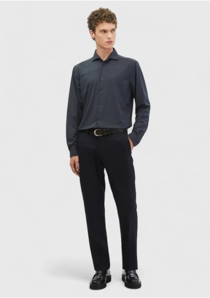 Gri Düz Casual Fit Casual Gömlek fiyatları