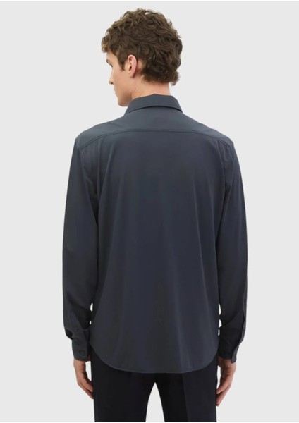 Gri Düz Casual Fit Casual Gömlek indirimleri