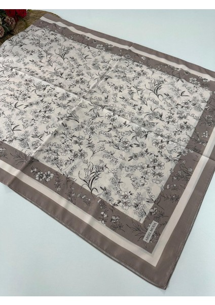 Soft Pamuklu Şal Çiçek Desen LBD2609