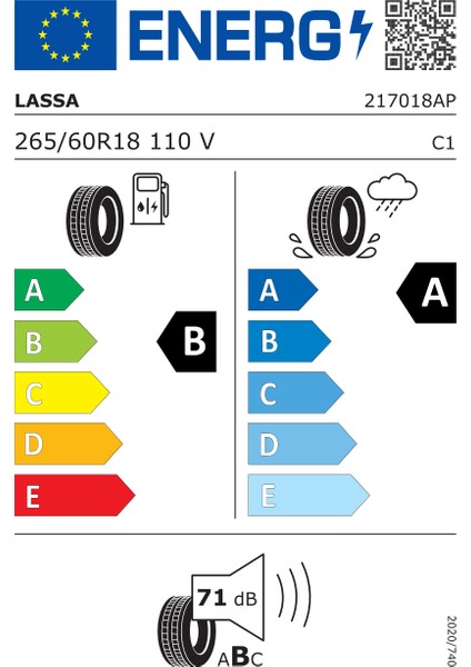265/60R18 110V Competus Hp3 Üretim 2025 Oto Yaz Lastiği modelleri