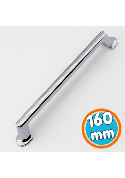160 mm Krom Mobilya Mutfak Dolabı Çekmece Dolap Kapak Kulpu Düz Metal Kulp Kulbu Kulpu