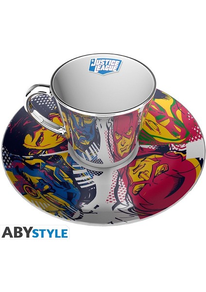 Dc Comıcs Mirror Mug & Plate Set Justice League Kahve Fincanı - MMP003