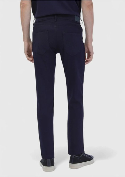 Lacivert Düz Örme Slim Fit Casual Pantolon indirimleri