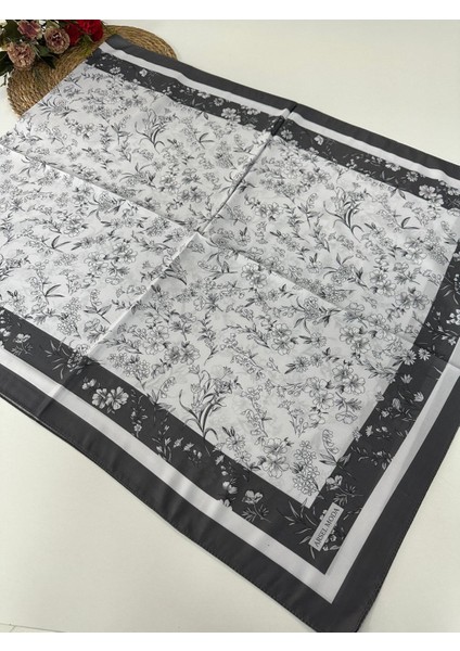 Soft Pamuklu Şal Çiçek Desen LBD2604