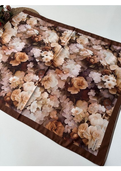 Soft Pamuklu Şal Çiçek Desen LBD2219
