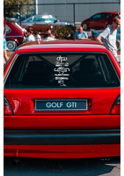 Oto Arka Cam Özel Yeni Sticker Ingilizce Model 71 40*20 cm modelleri